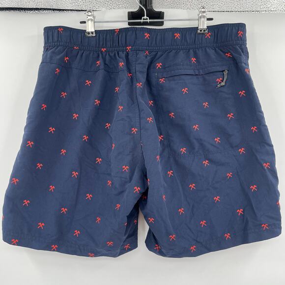 The North Face FlashDry Mens Swim Trunks Sz L Axes Beach Coastal Blue Drawstring - Picture 4 of 13